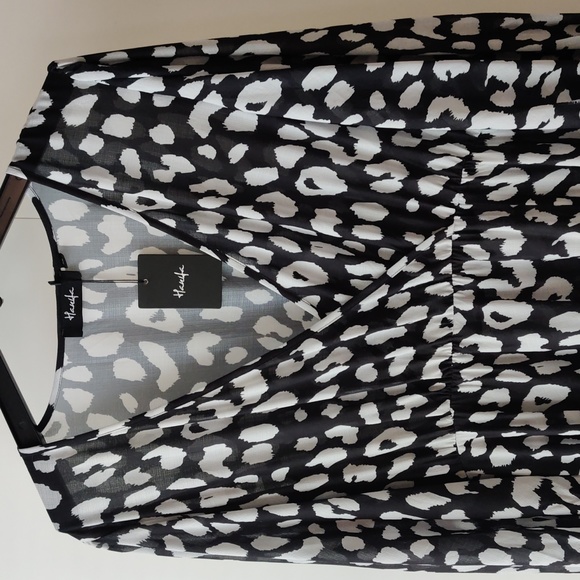 Hanifa Alia Maxi Black White Dress Size XL Sold Out - Picture 3 of 13